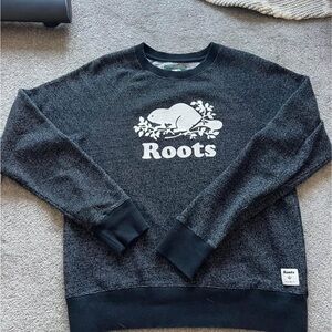 Roots Women’s Black Salt & Pepper Sweatshirt